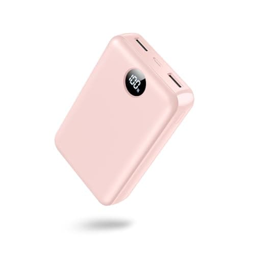 Portable Charger Pocket Size 40000mAh Power Bank,fast charging battery pack,USB-C Android-22.5W/iOS-20W Output,Portable Phone Charger battery bank for iPhone 16/15/14/13 Series, Samsung Google (Pink)