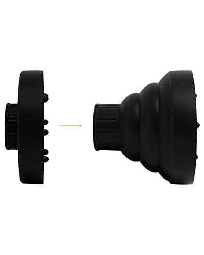 StyleCraft Professional Collapsible Hair Dryer Diffuser, Heavy Duty Design Fits Most Hair Dryers(1.61 to 2.25-in Diameter) 5