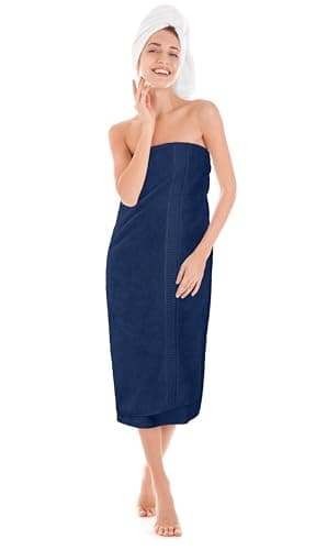 Utopia Towels Luxurious Jumbo Bath Sheet 2 Piece, 600 GSM, 35 by 70 Inches, 100% Ring Spun Cotton, Highly Absorbent and Quick Dry Extra Large Bath Towel, Super Soft Towel, Navy 9