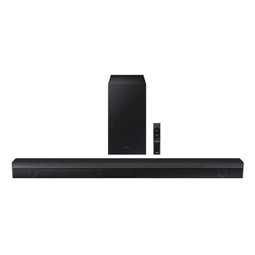 Samsung B63C 5.1ch Soundbar w/Dolby Digital 5.1 Audio, DTS Virtual:X, Built-in Center Speaker, Bluetooth, Subwoofer Included, Game Mode, One Remote, Alexa Built-in, HW-B63C/ZA (2022 Model)