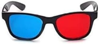 Zenarao Red-Blue 3D Glasses, 3D Viewing Glasses for Viewing 3D Movies/Games and Pictures In Red-Blue Formats, Compatible with Ordinary Computer Monitors/TVs/Projectors Etc