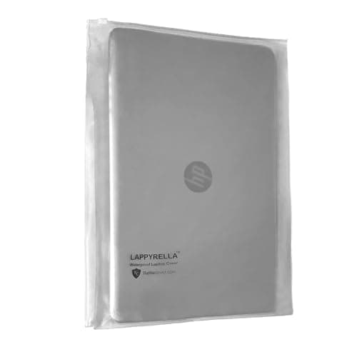 LappyRella Waterproof Dust Cover for 17 inch Laptop Dustproof Scratch Proof Translucent Zip Lock PVC Bag (16-17 inch (Maximum Laptop Size: 41 x 31 x 3.5 cm))