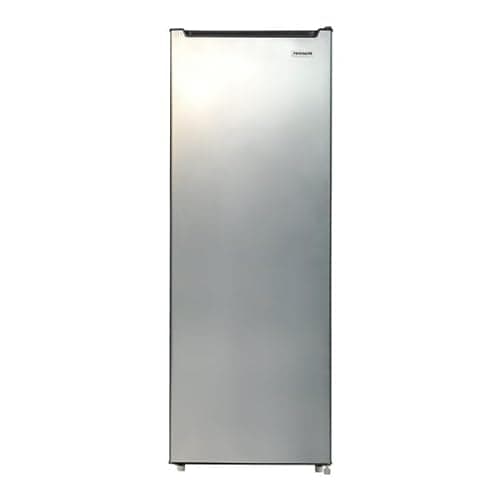 Modern Upright Freezer, Reversible Door Hinge, Removable Shelves - 6.5 Cu ft Capacity (Stainless Steel)