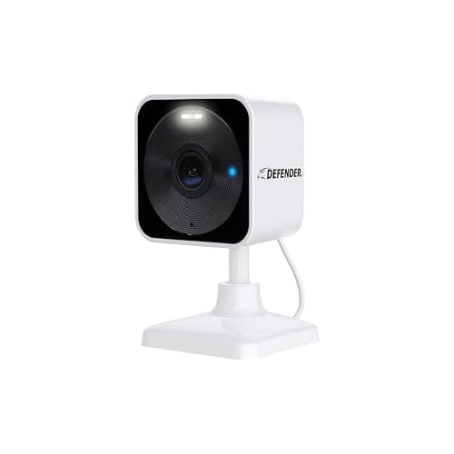 Defender GO 2K AI Powered WiFi Indoor/Outdoor Home, Business, Pet, Baby Security Camera, AI Detection, Dual Band, Spotlight/Siren, Color Night Vision, 2-Way Talk, Works with ClearVu App