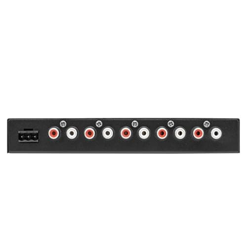 7-Band Car Audio Equalizer 1/2 DIN Pre-Amp，with CD/AUX Input Select Switch，Subwoofer Outputs 5