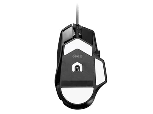 Logitech G G502 X Wired Gaming Mouse - LIGHTFORCE Hybrid Optical-Mechanical Primary switches, Hero 25K Gaming Sensor, Compatible with PC - macOS/Windows - Black 5
