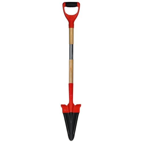 49.2" Garden Shovel/Saw,Landscape Tree Planting Root Shovel, Manganese Steel Long Triangular Gardening Shovel Tool,Shovel Soil Trench Shovel,Slayer of Grass (B Style)