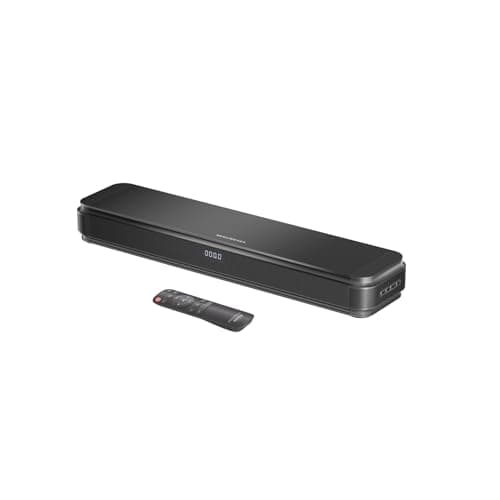 MAGNEMA 2.1ch 80W Sound Bar for TV with Dolby Audio and Built-in Subwoofer, Bluetooth TV Speaker Soundbar with HDMI-ARC and Optical Connectivity, Enhanced Clarity and Balanced Bass, Black