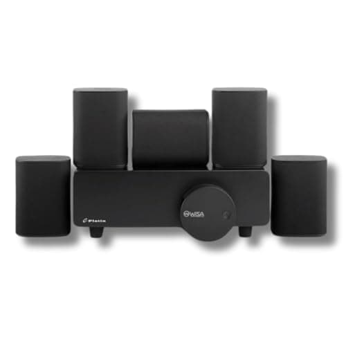 Platin Milan 5.1 Surround Sound Speaker System - Wireless Home Theater System for Smart TVs - WiSA Certified - with WiSA SoundSend Transmitter Included - No Receiver or Speaker Wires Needed