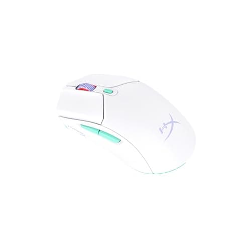 HyperX Pulsefire Haste 2 Core Wireless – Gaming Mouse for PC, Long Battery Life, Lightweight, Custom Core Sensor, Dual Wireless Connectivity, White
