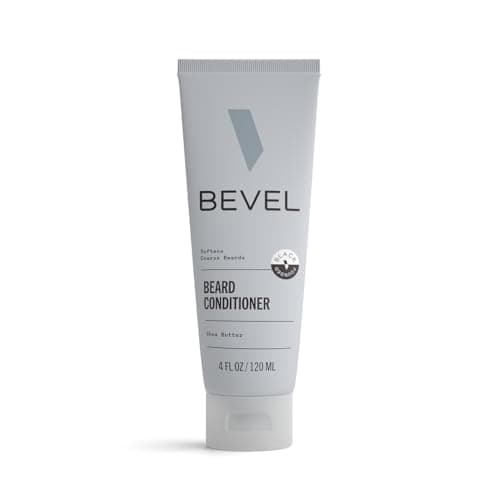 Bevel Beard Conditioner for Men – Nourishing Beard Care Lotion with Coconut Oil, Shea Butter & Aloe Vera to Soften & Strengthen Hair, Helps to Reduce Breakage, 4 Fl Oz