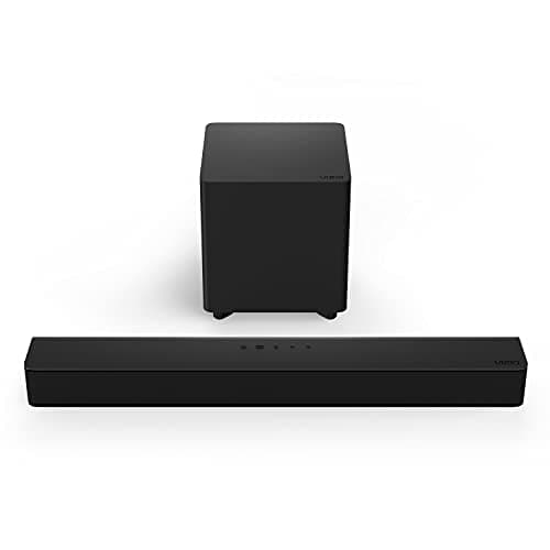 VIZIO V-Series 2.1 Compact Home Theater Sound Bar with DTS Virtual:X, Bluetooth, Wireless Subwoofer, Voice Assistant Compatible, Includes Remote Control