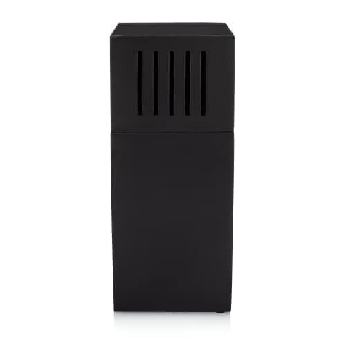 Essentra Home Toothbrush Holder with Lid, Elegant Matte Black Bathroom Toothbrush & Toothpaste Organizer – Matte Black Collection 4