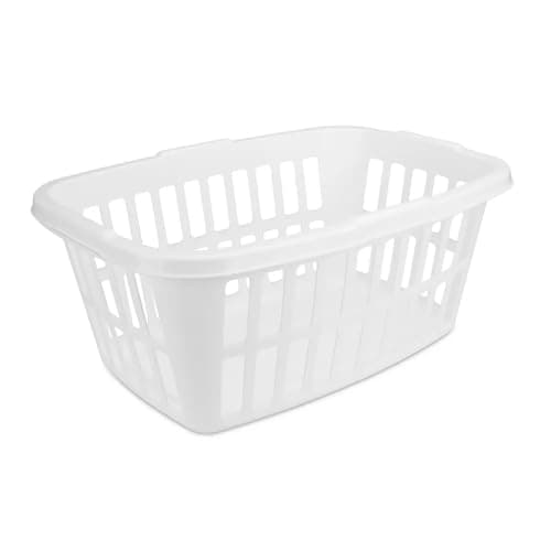 1.5bu Laundry Basket, Large Portable Clothes Hamper with Built-In Handles for Home, 52.8L Capacity