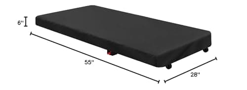 Aynaxcol Under Desk Treadmill Cover 420D Walking Pad Covers Waterproof Protective Dust-Proof for Home Walking Treadmill Indoor Outdoor Office Under Desk Running Machine (Black 55 x 28 x 6 Inch) 7