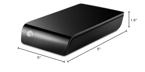 Seagate USB 2.0 External Hard Drive 1 TB USB 2.0 External Hard Drive ST310005EXA101-RK - Black 8