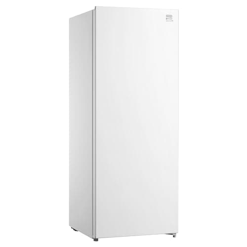 Kenmore Upright freezer - Convertible Refrigerator/Freezer, 5 Shelves, Garage Ready, Meat Storage,Auto Defrost, Congelador For Home, Apartment, Cottage, Basement, Dorm, 7.0 Cubic Feet Capacity White