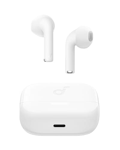 Soundcore K20i by Anker, Semi-in-Ear Earbuds, Bluetooth Wireless, 36H Playtime, Fast Charge, Clear Sound, Comfortable Fit, ENC 2-Mic Clear Calls, Custom EQ, IPX5, Bluetooth 5.3, App Control (Renewed)
