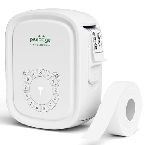 Portable Label Maker Machine P10Pro - Wireless Bluetooth Label Printer with Tape Included, Multiple Templates, Easy to Use for Office and Home Organization, USB Rechargeable（White）