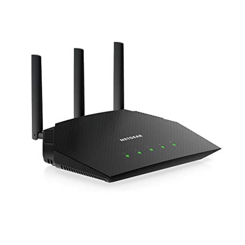 NETGEAR 4-Stream WiFi 6 Router (R6700AX) – Security Features, AX1800 Wireless Speed (Up to 1.8 Gbps), Covers up to 1,500 sq. ft., 20 Devices