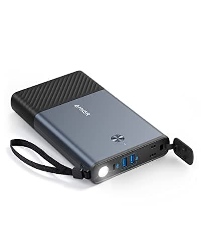 Anker Powerhouse 90, 87.6Wh Portable Charger with 100W AC Outlet/45W USB-C Power Delivery Port, Portable Power Bank for iPhone, Samsung Galaxy, iPad, MacBook, and More