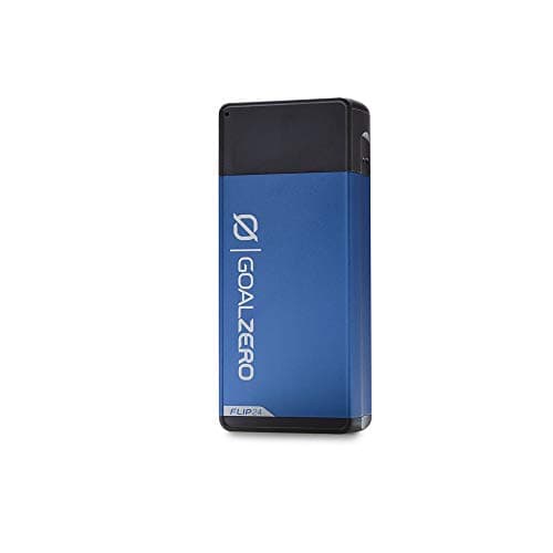 Goal Zero Flip 24 Portable Phone Charger, USB Battery Bank for Travel and Emergency Use - Blue