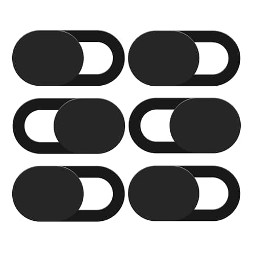 MESMOS 6pk Laptop Camera Cover Slide Thin, iPad Accessories, Laptop MacBook Accessories, Webcam Camera Cover Slide for iPad iPhone Phone Computer (Small)