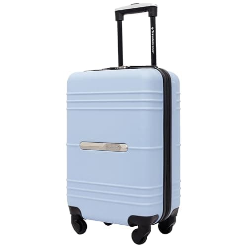 Travelers Club 22" Richmond Spinner Carry-On Luggage, Blue 9