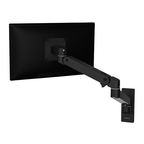 Ergotron – Upgraded LX Pro Premium Single Monitor Arm, VESA Wall Mount – for Monitors Up to 34 Inches, 4 to 22 lbs – Matte Black