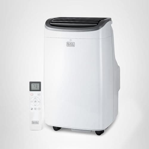 BLACK+DECKER Portable Air Conditioner, 10,000 BTU (6,300 BTU SACC) for Rooms up to 450 Sq. Ft., Portable AC with Follow Me Remote Control and Window Kit, BPACT10WT, White 9