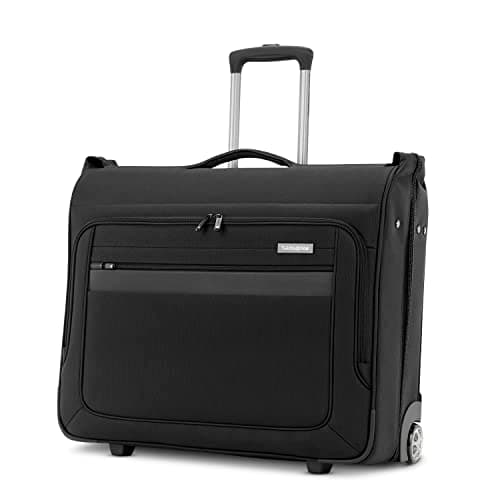Samsonite Ascella 3.0 Softside Expandable Luggage with Spinner Wheels, 2W Garment Bag, Black