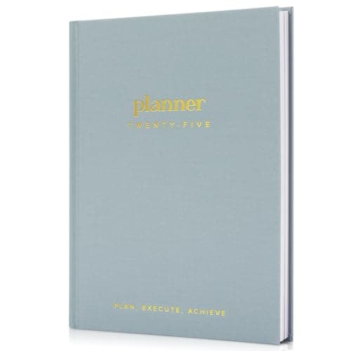 Beautiful 2025 Daily Planner - 7" x 10" Planner for Women or Men with Weekly & Monthly Spreads for Easy Planning - Beautiful Calendar Book to Organize Tasks and Boost Productivity