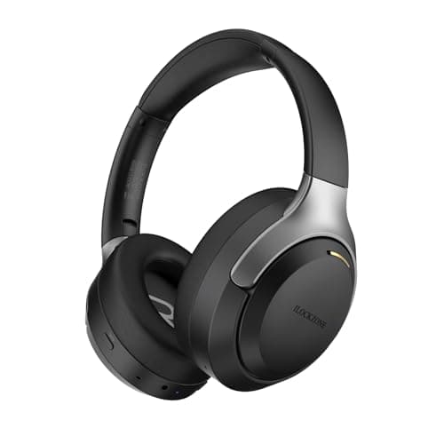 ILOCKZONE LC30Pro Hybrid Active Noise Cancelling Headphones, 100H Playtime Wireless Over Ear Bluetooth 5.4 Headset, Deep Bass, Multipoint Connection, Foldable Headphones for Travel, Home, Office