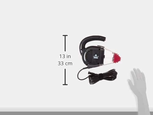 Bissell Pet Eraser Corded Hand Vac, Pink Pet Hair Corded (33A1C), Black/Pink 9