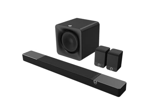 Klipsch Flexus Sound System: CORE 200 3.1.2 Sound Bar, 10" SUB 100 Subwoofer and SURR 100 Surround Sound Speakers, Powered by Onkyo with Bluetooth, Dolby Atmos and Custom Tuned Bass - Black