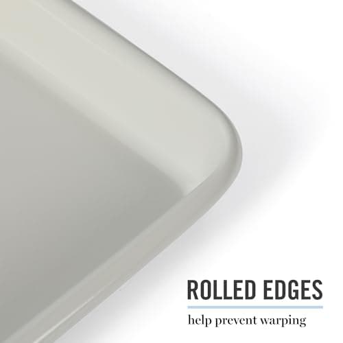 Martha Stewart Gallen 15 x 10 Inch Nonstick Carbon Steel Cookie Sheet – Cool Grey, Durable Bakeware for Even Baking and Easy Cleanup 5