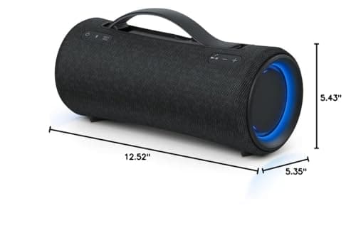Sony SRS-XG300 X-Series Wireless Portable-Bluetooth Party-Speaker IP67 Waterproof and Dustproof with 25 Hour-Battery and Retractable Handle, Black- New 11