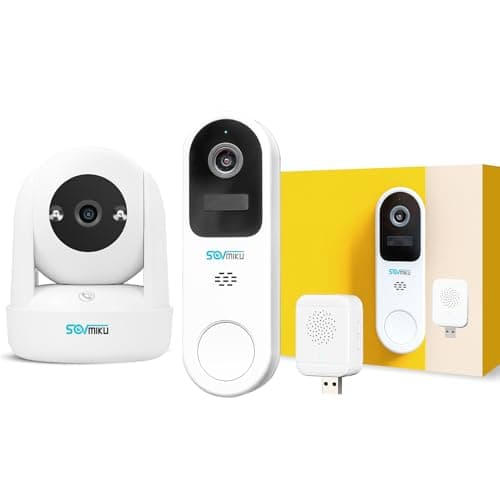 Vicohome 2K AI Tracking Security Camera & Video Doorbell for Home, Pet Indoor Camera,Baby Monitor,360° View Pan/Tilt Cam,Two Way Audio,Night Vision,Easy to Setup,2.4G WiFi,180 Days Exchange Policy