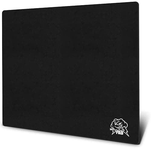 SkyPAD Glas 3.0 XL Gaming Mouse Pad with Cloud Logo | Professional Large Mouse Mat | 400 x 500 mm | Black | Special Glass Surface with Improved Precision and Speed