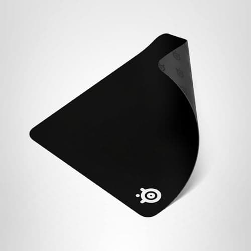 SteelSeries QcK Large Gaming Mousepad — Black — Non-Slip Silicone Rubber Base — Peak Tracking and Stability — Optimized for Gaming Sensors — 490 mm x 420 mm — FPS, MOBAs, RTS, MMO 8