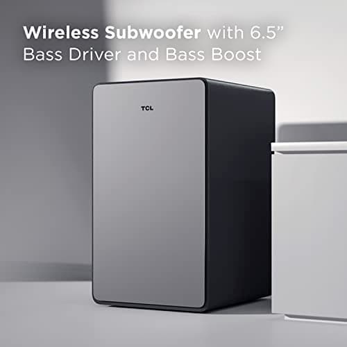 TCL 5.1ch Sound Bar with Wireless Subwoofer (Q6510, 2023 - Model), Dolby Audio, DTS Virtual:X, 430W, Built-in Center Channel Speaker, 2 Rear Surround Sound Speakers, Wall Mount/HDMI Cable (Renewed) 7