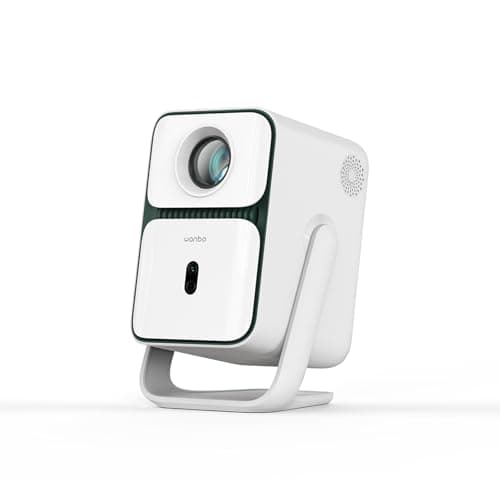 [Android TV/Voice Control] Wanbo T2 Ultra ASA 3.0 Smart Projector with WiFi and Bluetooth, Native 1080P FHD, 500 ANSI, 10W Bi-Channel DSP Stereo Speakers, Portable Movie Projector for Indoor Outdoor