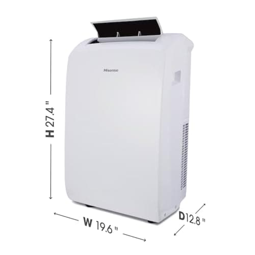 Hisense AP0722CW1W 7000-BTU DOE 115-Volt Vented Wi-Fi Portable Air Conditioner (Renewed) 5