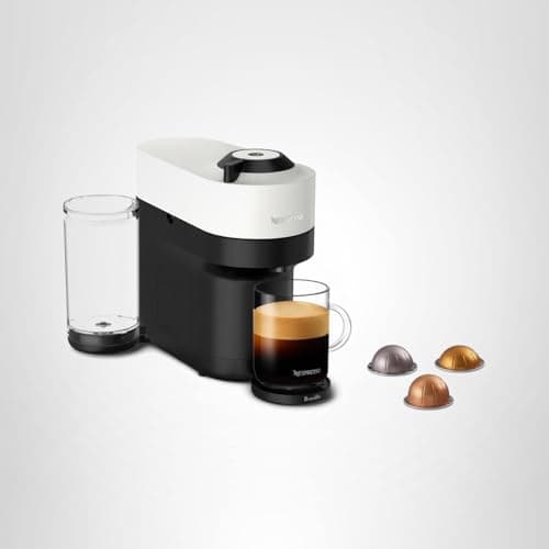 Nespresso Vertuo Pop+ Coffee and Espresso Maker by Breville, Coconut White 10