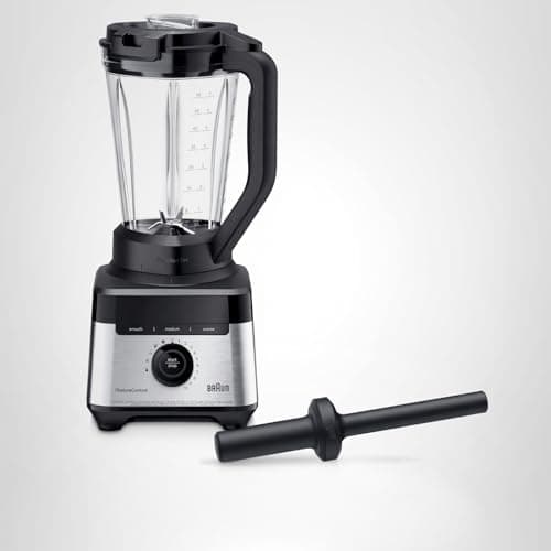 Braun TriForce Power Blender - Powerful 1200 Watt Countertop Blender with 10 Manual Speeds, 3 Texture & 3 Food Settings, Stainless Steel Blades for Effortless Emulsifying, for Smoothies, Purees & More 8