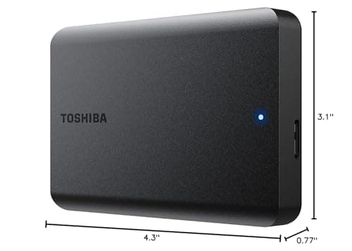Toshiba Canvio Basics 4TB Portable External Hard Drive USB 3.0, Black - HDTB540XK3CA 9