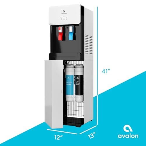 Avalon A7BOTTLELESS Self Cleaning Touchless Bottleless Cooler Dispenser-Hot & Cold Water Child Safety Lock, UL, White 6