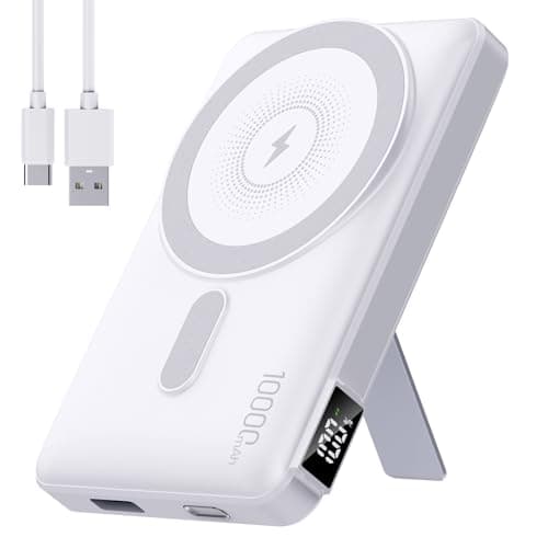 FancyBean 2026 Latest Magnetic Wireless Portable Charger Power Bank - 10000mAh 22.5W PD Fast Max Charging with Built-in LED Display, Magnetic Battery Pack for iPhone 16/15/14/13/12/Pro/Mini/Pro Max