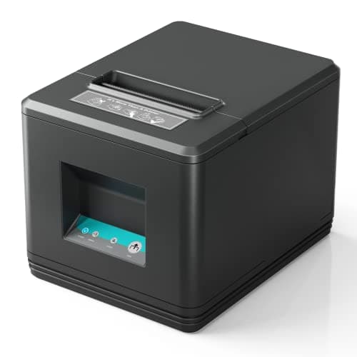 MUNBYN 80mm USB Thermal Receipt Printer, POS Printer with Auto Cutter ESC/POS Command Support Windows Mac, Do Not Support Square (Only USB Interface) 6