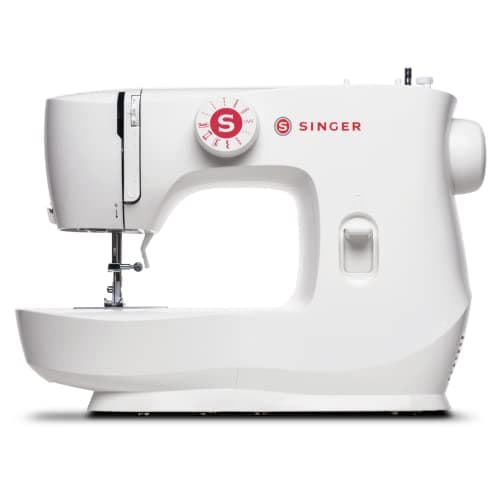 SINGER MX60 Lightweight & Portable Sewing Machine with Accessory Kit & Foot Pedal | 57 Stitch Applications, LED Light & 4-step Buttonhole | Great for Crafts & Mending